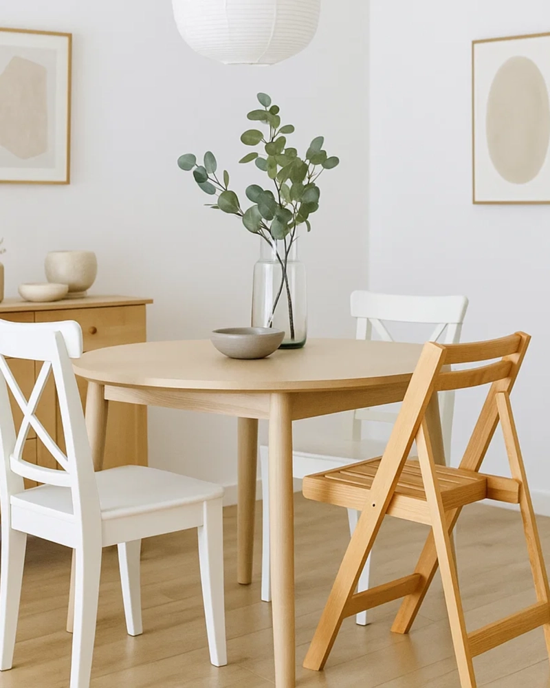 SILLAS PLEGABLES DE MADERA WOODY - 4 UNIDADES - 3