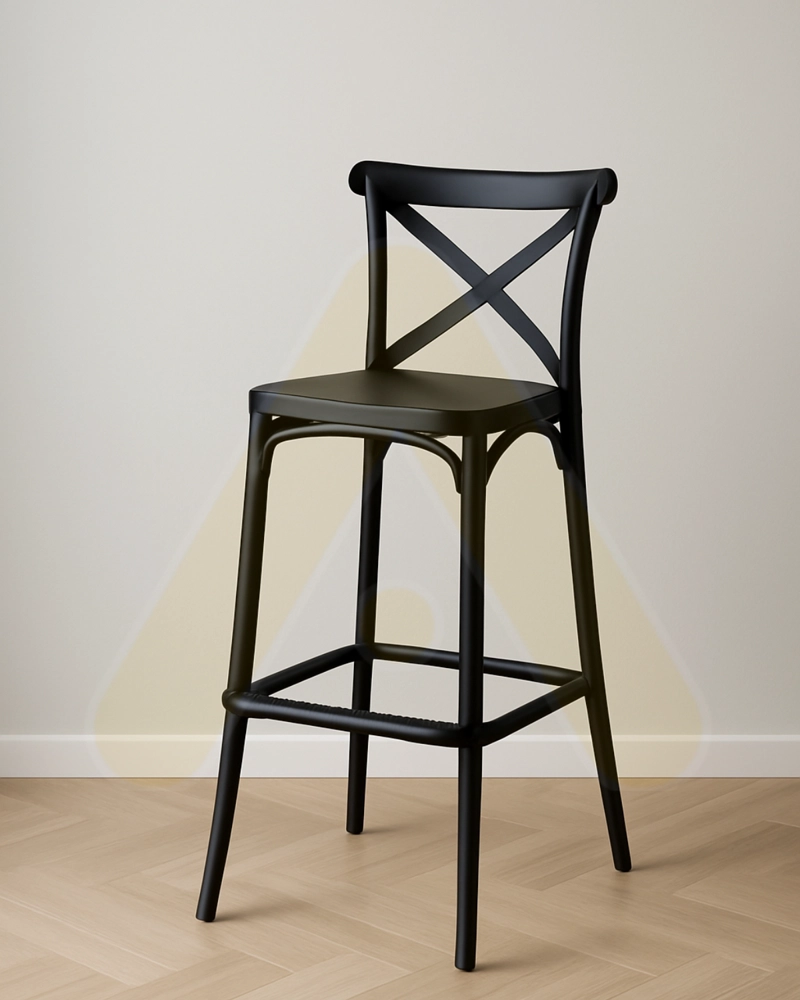 COMEDOR ALTO CON MESA BLACK 4 PUESTOS DANUBIO 65 CM - 5