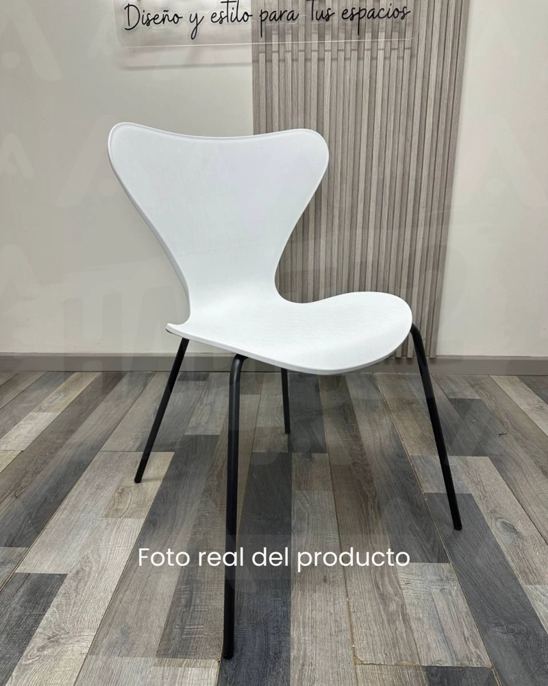 SILLA POLIPROPILENO JLOVE PP BLACK - 2