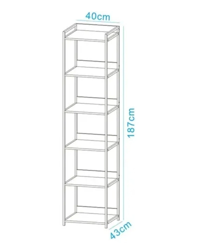 REPISA 6 NIVELES BRONX 187 CM - 3