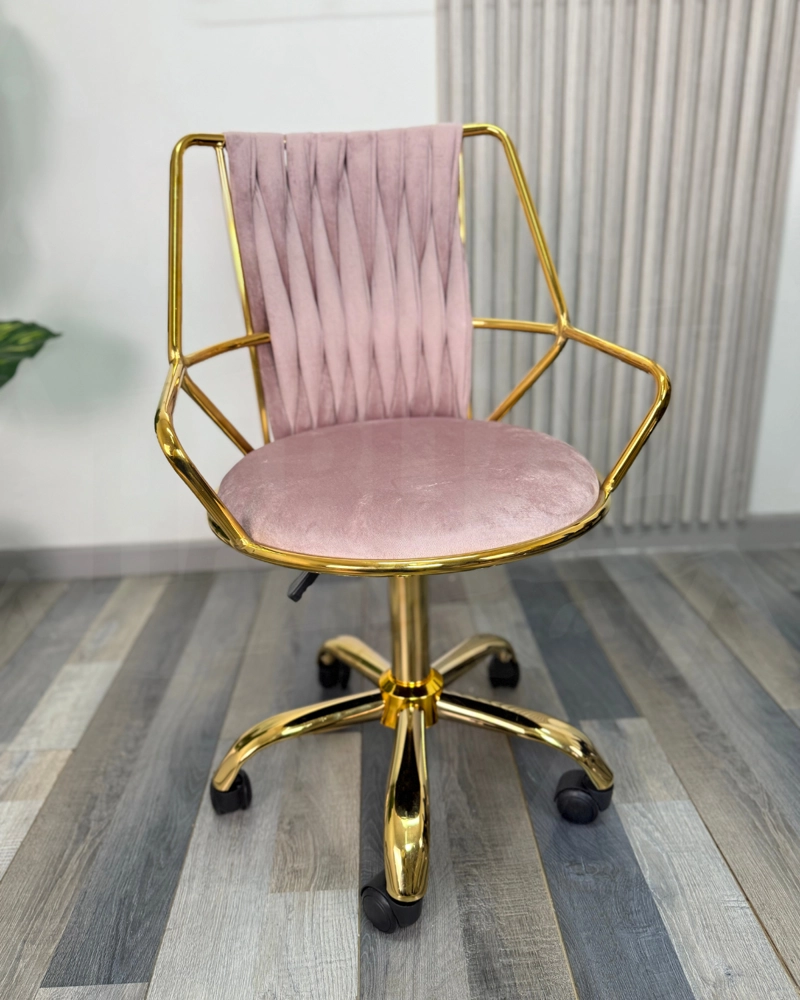 SILLA DE ESCRITORIO ACOLCHADA ABU DHABI GOLD - 2