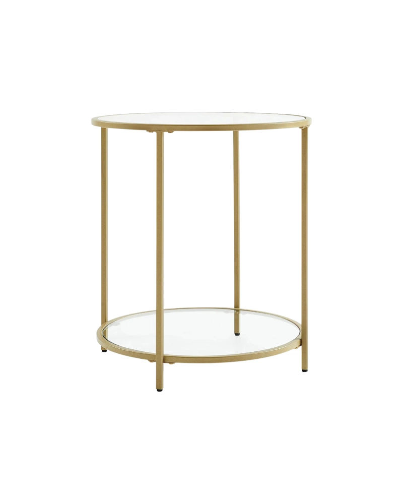 MESA DE CENTRO LIGERA 50 CM GOLDEN REDONDA - 1