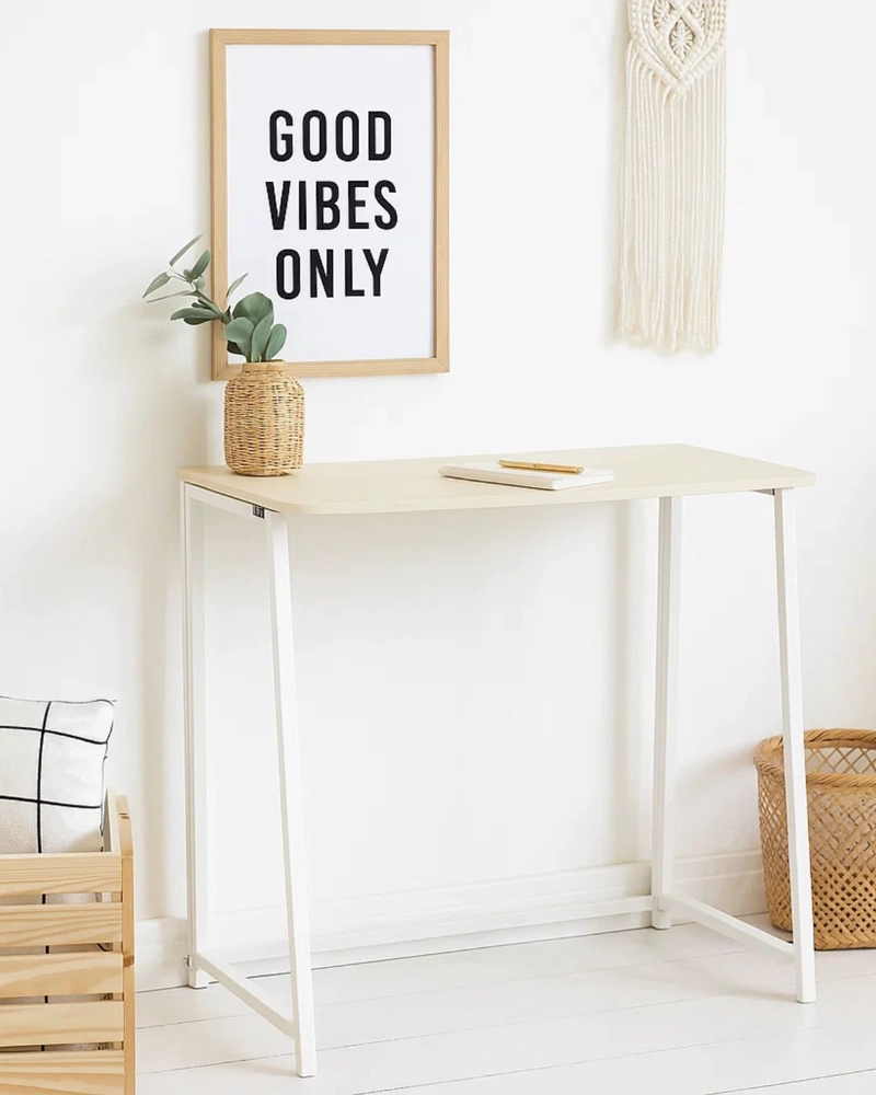 ESCRITORIO PLEGABLE STANDARD WHITE 80 CM - 2