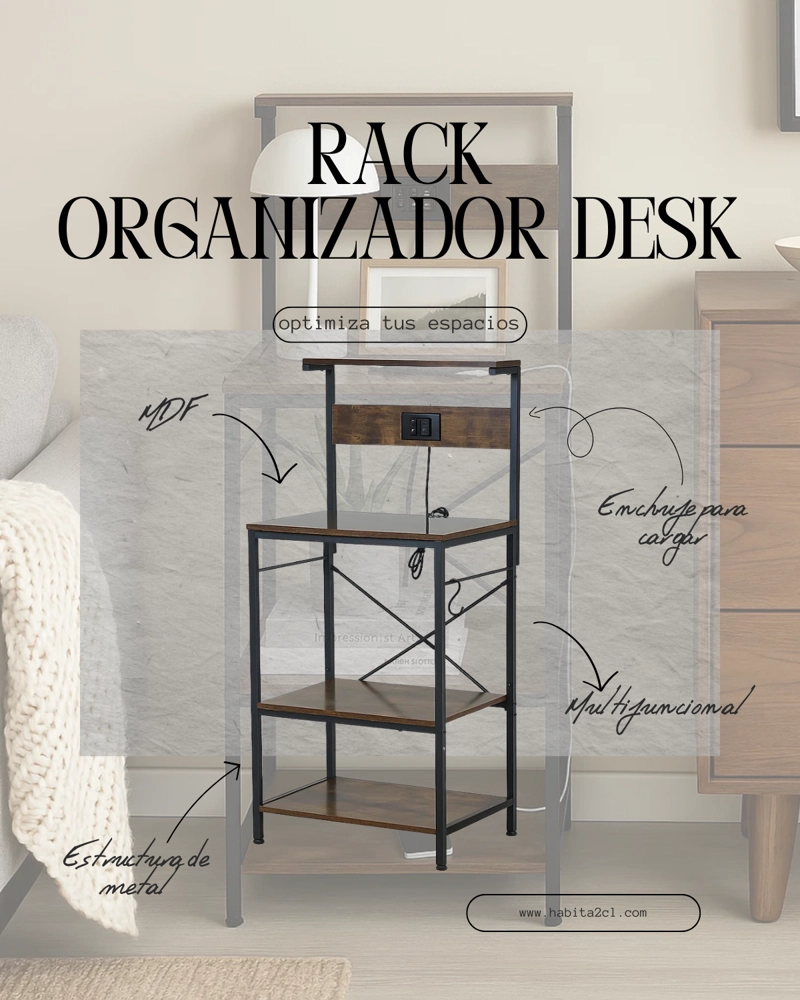 RACK ORGANIZADOR DESK INDUSTRIAL - 2