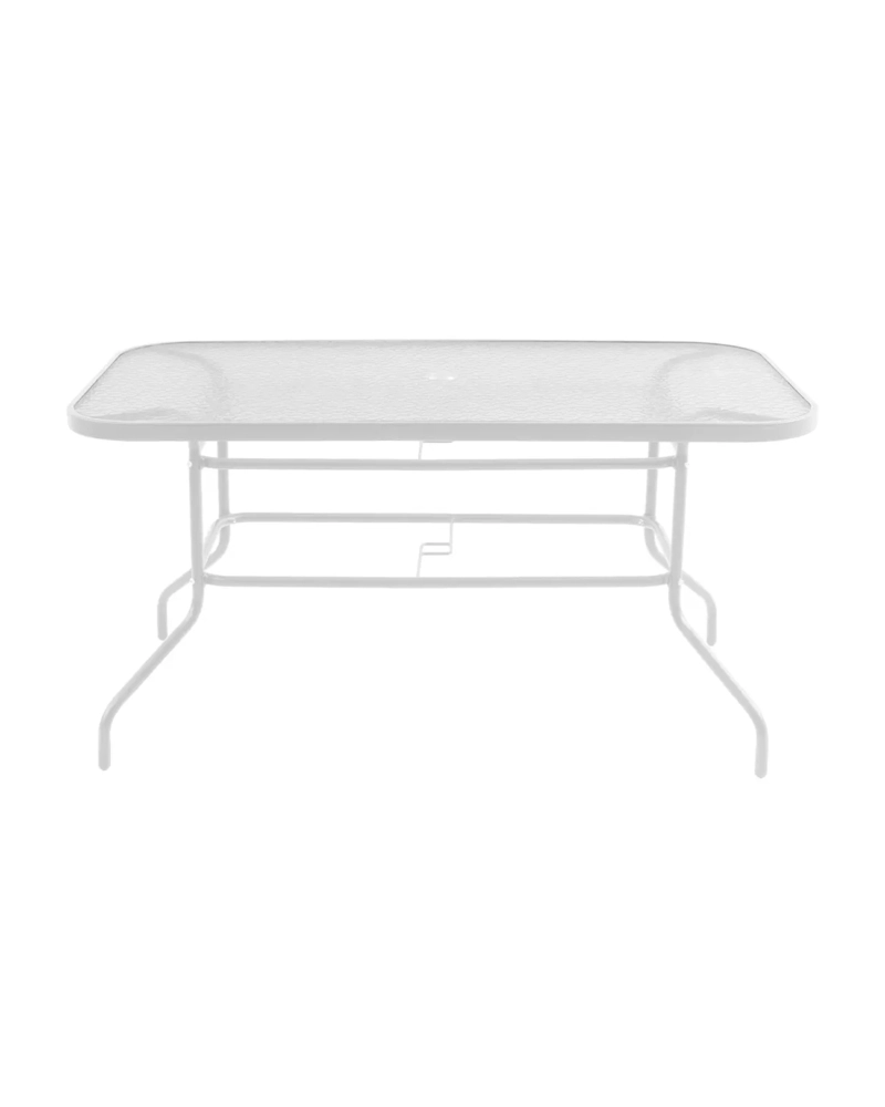 MESA RECTANGULAR DE EXTERIOR 140X80 TERRA - GRIS - 1