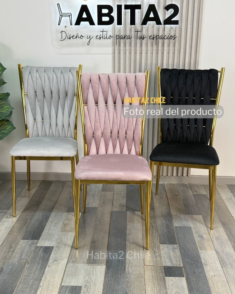 SILLA DORADA PARA COMEDOR ARTHUR - 2
