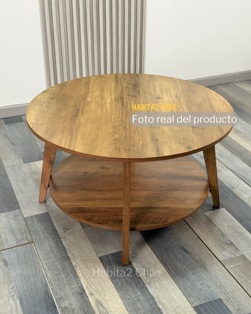 MESA DE CENTRO REDONDA GERONA 80 CM - 4