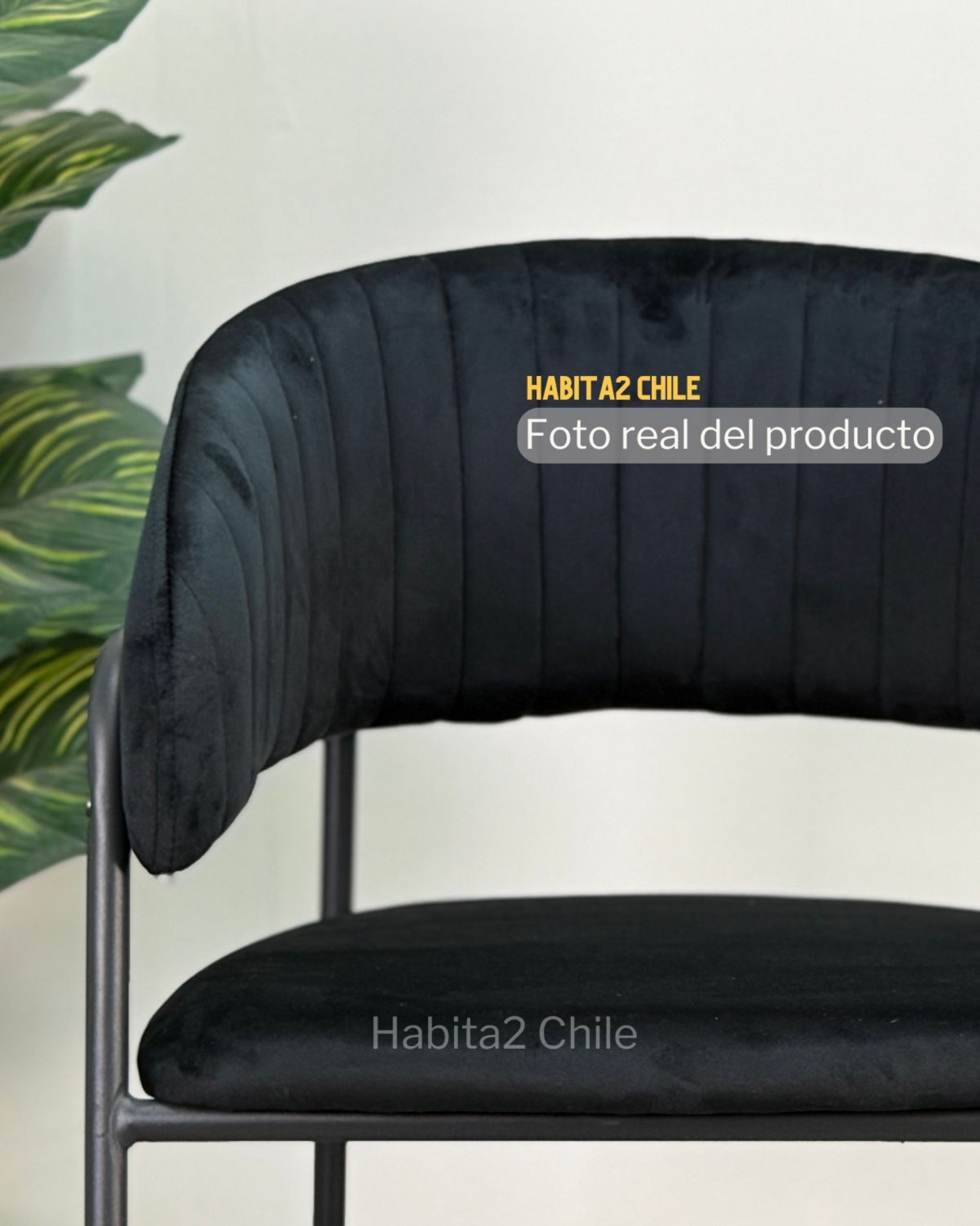 PACK 2 SILLAS MANICURISTAS GIRATORIAS GALES GLAMBLACK - 4