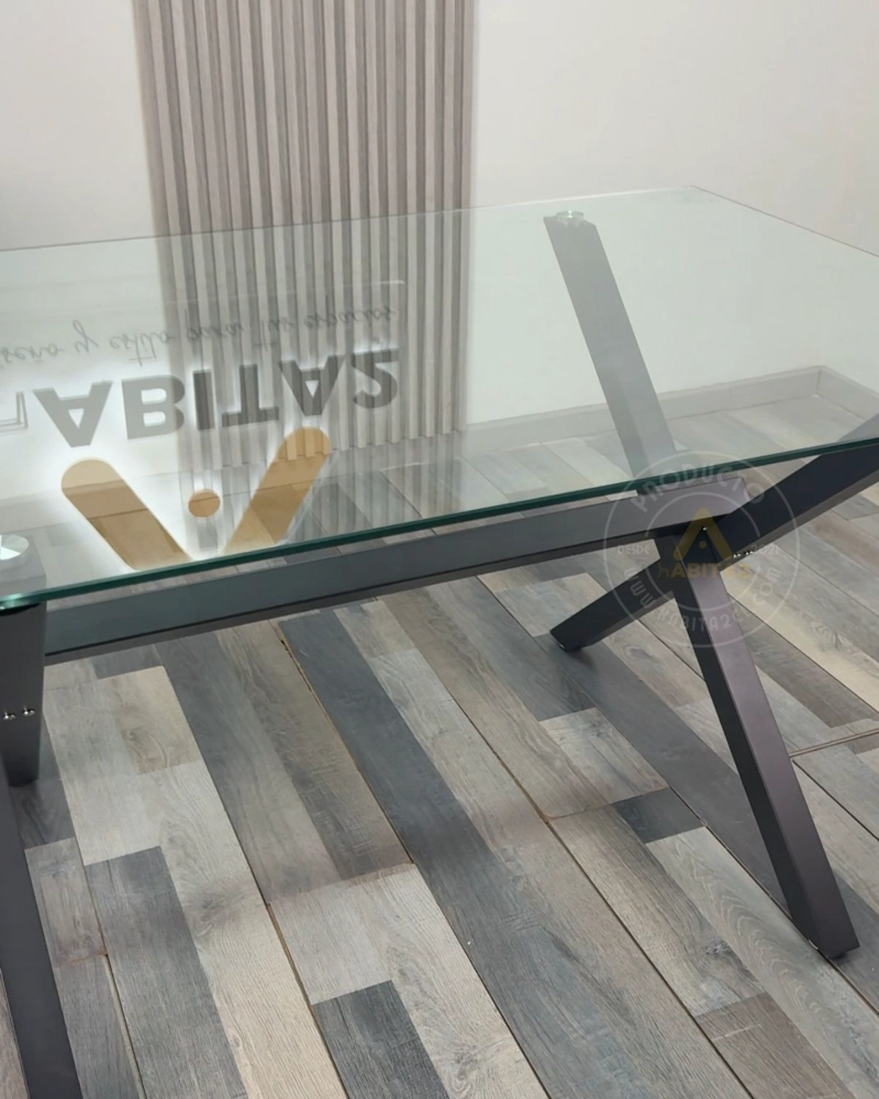 MESA DE VIDRIO X BLACK 130X80 - 2