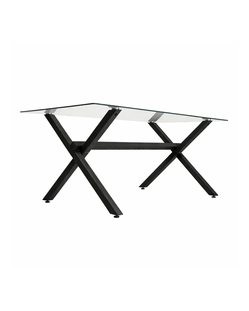 MESA DE VIDRIO X BLACK 140X90 - 1