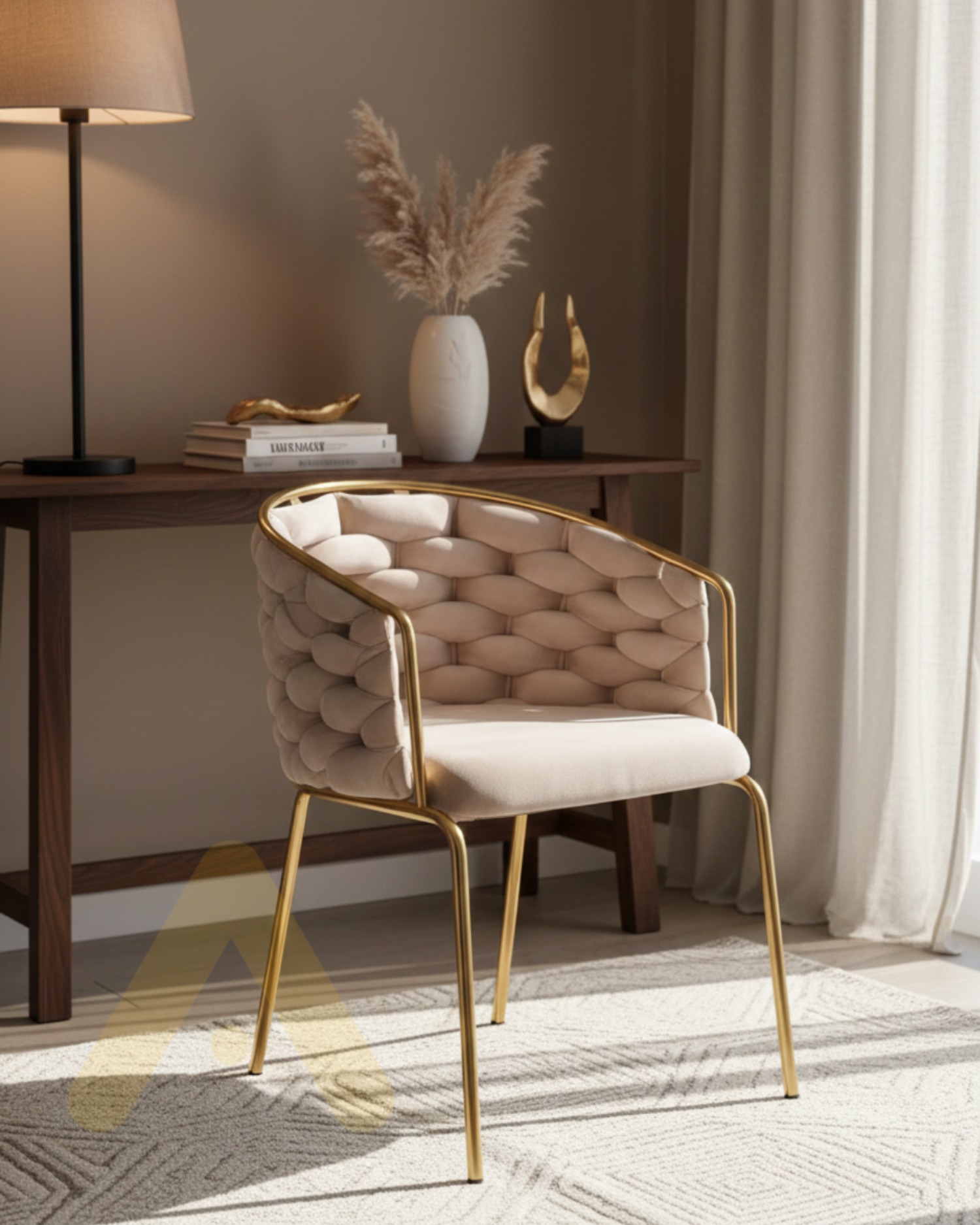 SITIAL ARTHUR TERCIOPELO GOLD - 2