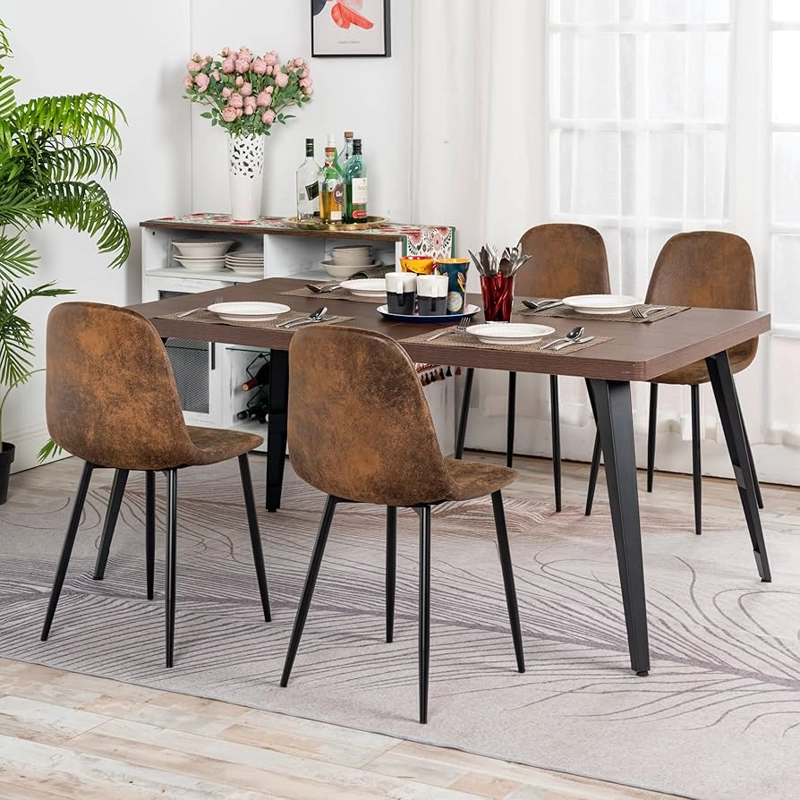 PACK 2 SILLAS TRENDY ECOCUERO BASE NEGRA - 6