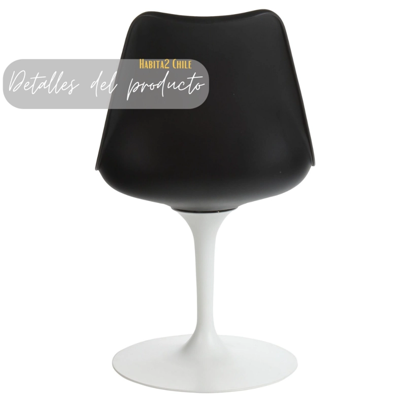 PACK 2 SILLAS TULIP IRON CON PEDESTAL BLANCO - 2