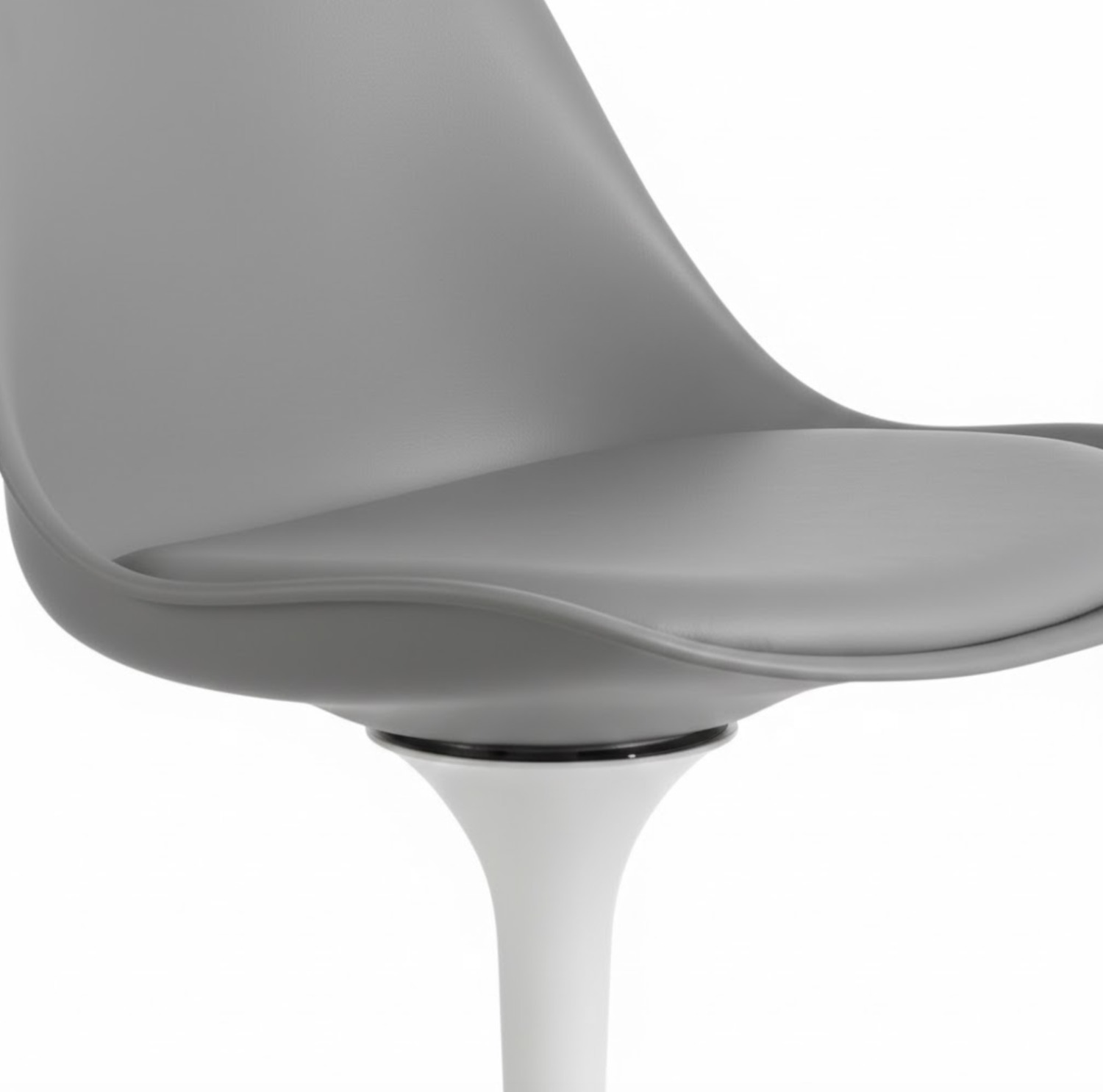 PACK 2 SILLAS TULIP IRON CON PEDESTAL BLANCO - 2