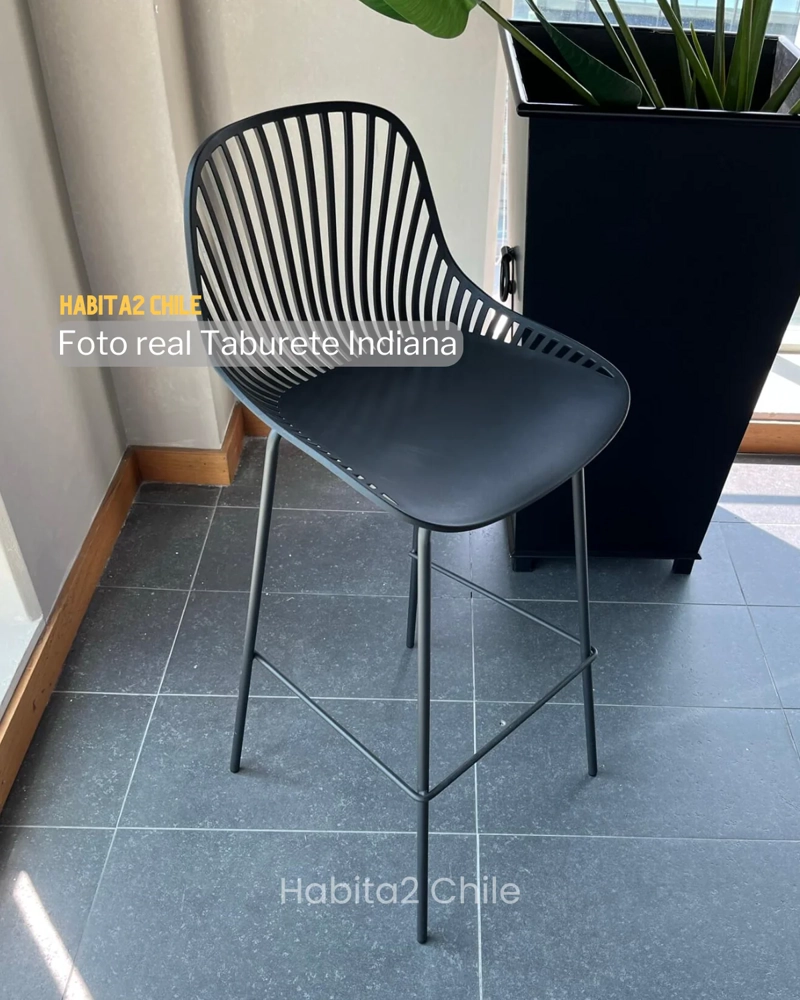 TABURETE METALICO FIJO 77 CM INDIANA - 4