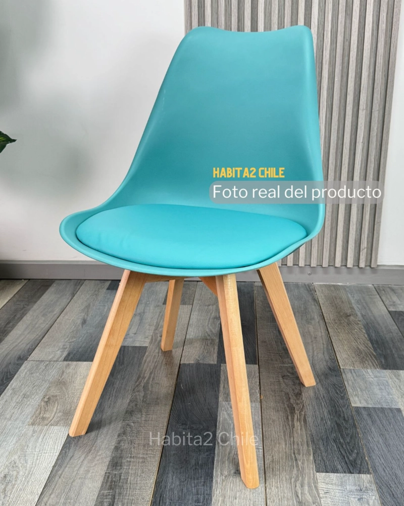 PACK 4 SILLAS DE COMEDOR TULIP ACOLCHADA - 2