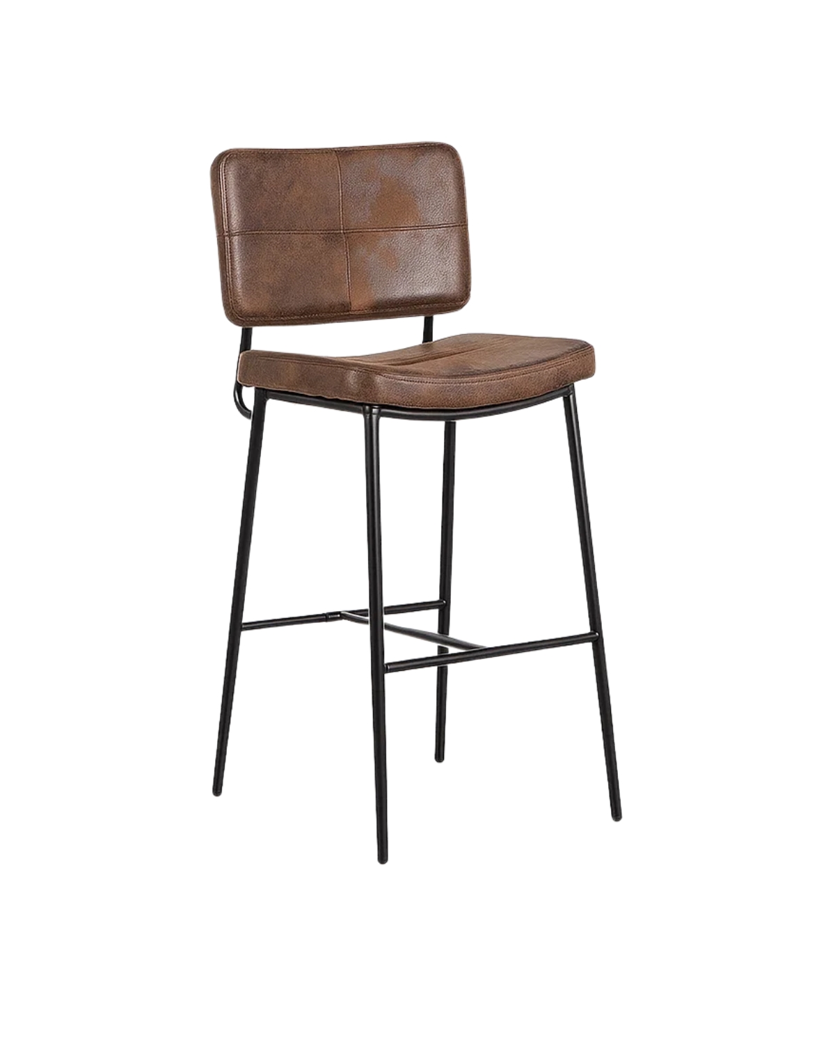 SILLA DE BAR ALTA COFFEE METALICA NEGRA - 1