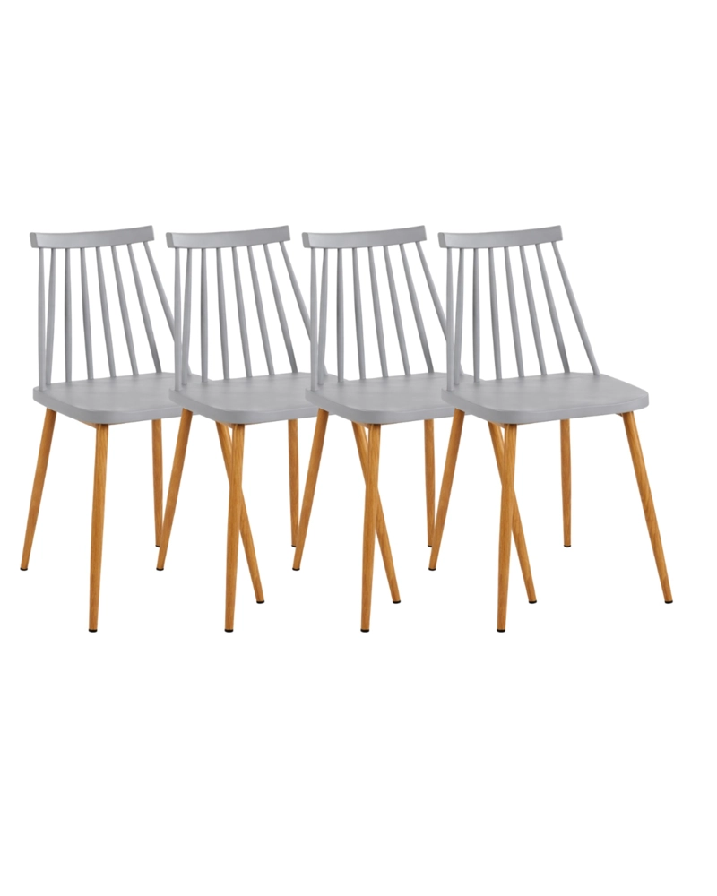 PACK 4 SILLAS DE COMEDOR RESISTENTES ROYAL - 1