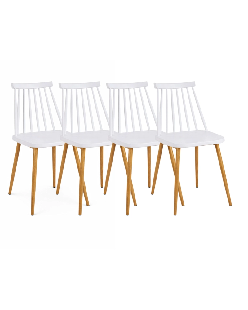 PACK 4 SILLAS DE COMEDOR RESISTENTES ROYAL - 1