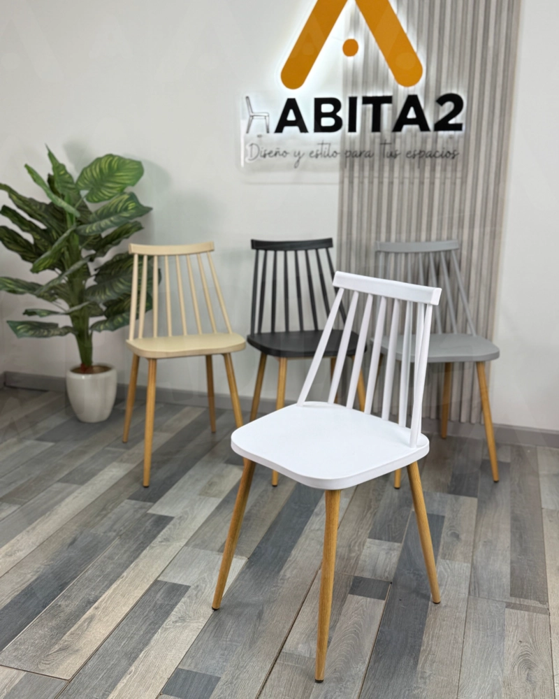 PACK 4 SILLAS DE COMEDOR RESISTENTES ROYAL - 2
