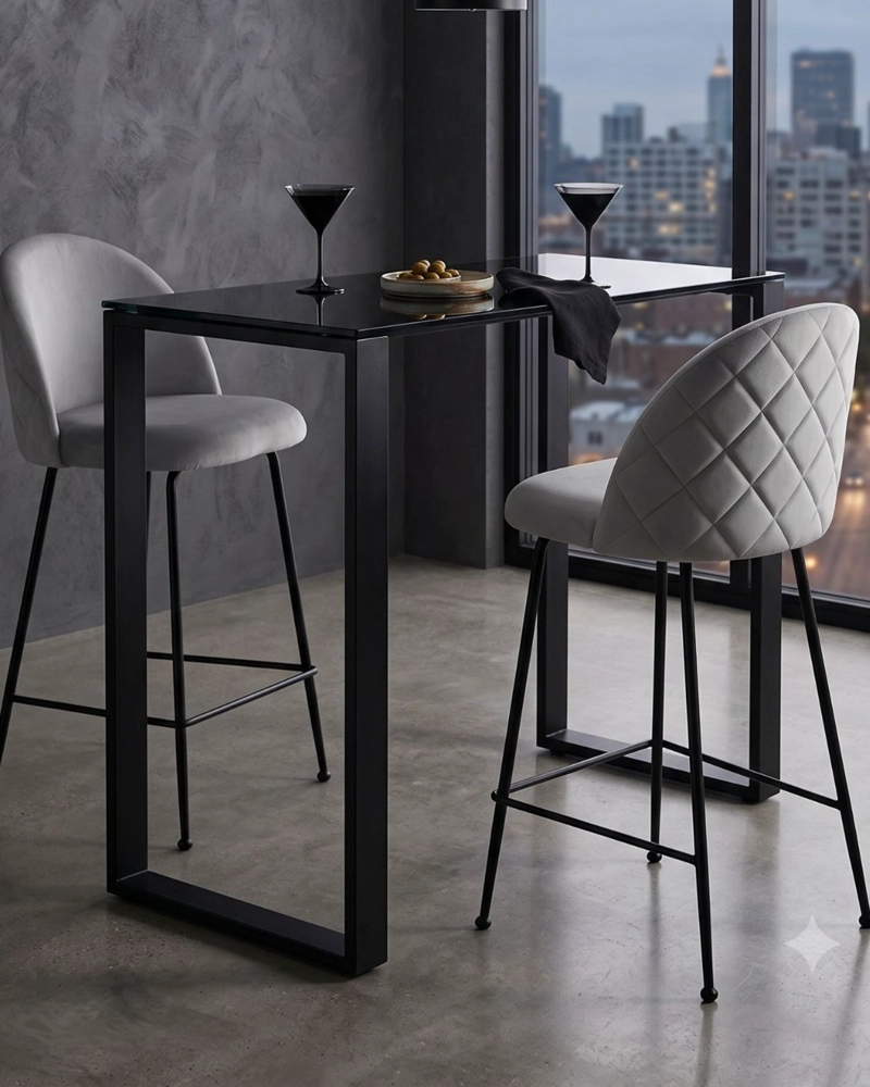 TABURETES DE BAR DELUXE BLACK - 3