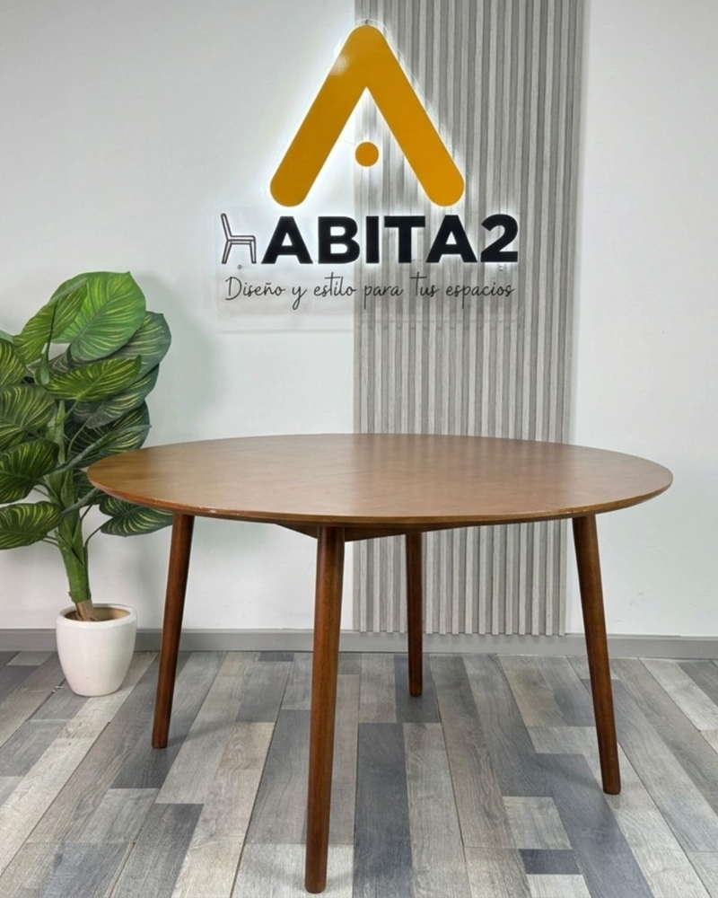 MESA REDONDA PARA COMEDOR 120 CM CREEL - 2