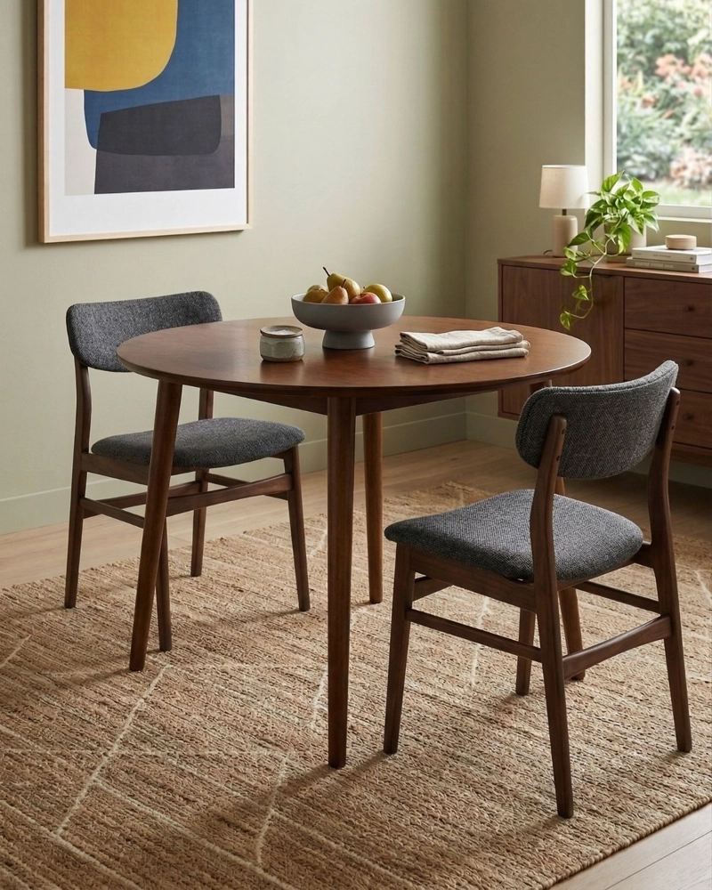 MESA REDONDA PARA COMEDOR 120 CM CREEL - 6