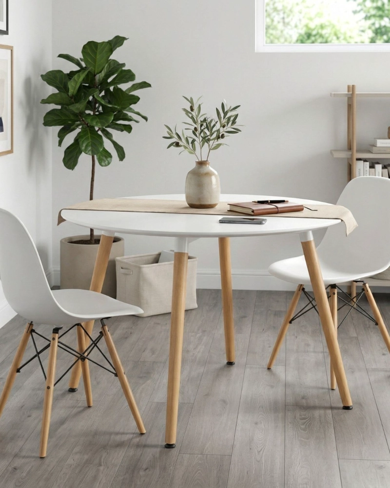 MESA REDONDA DE COMEDOR ELEMANTAL 120 CM - 3