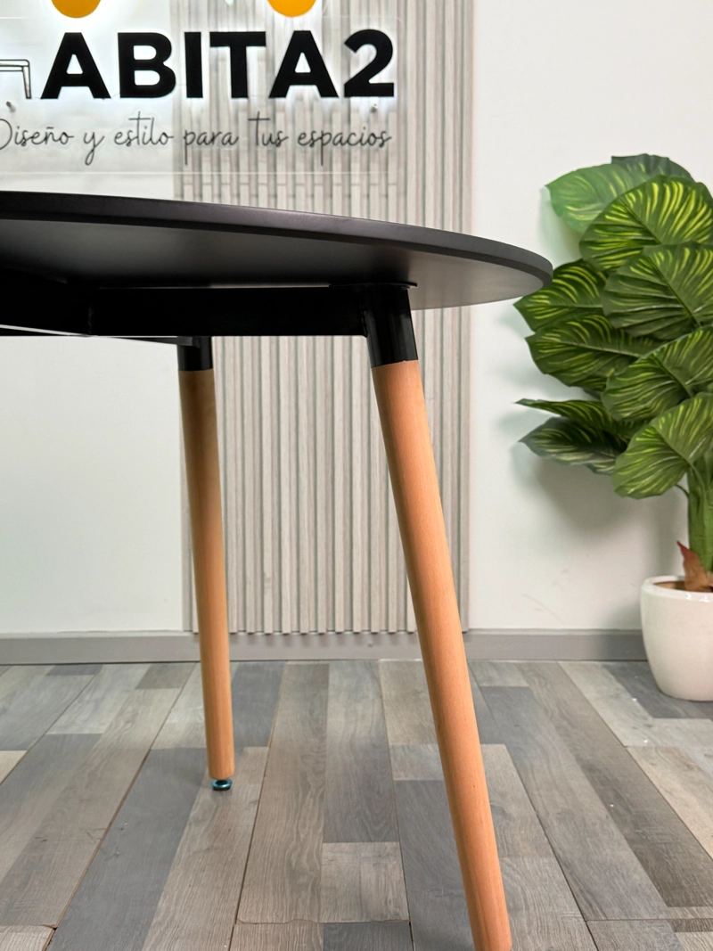 MESA DE COMEDOR REDONDA 100CM ELEMENTAL - 2