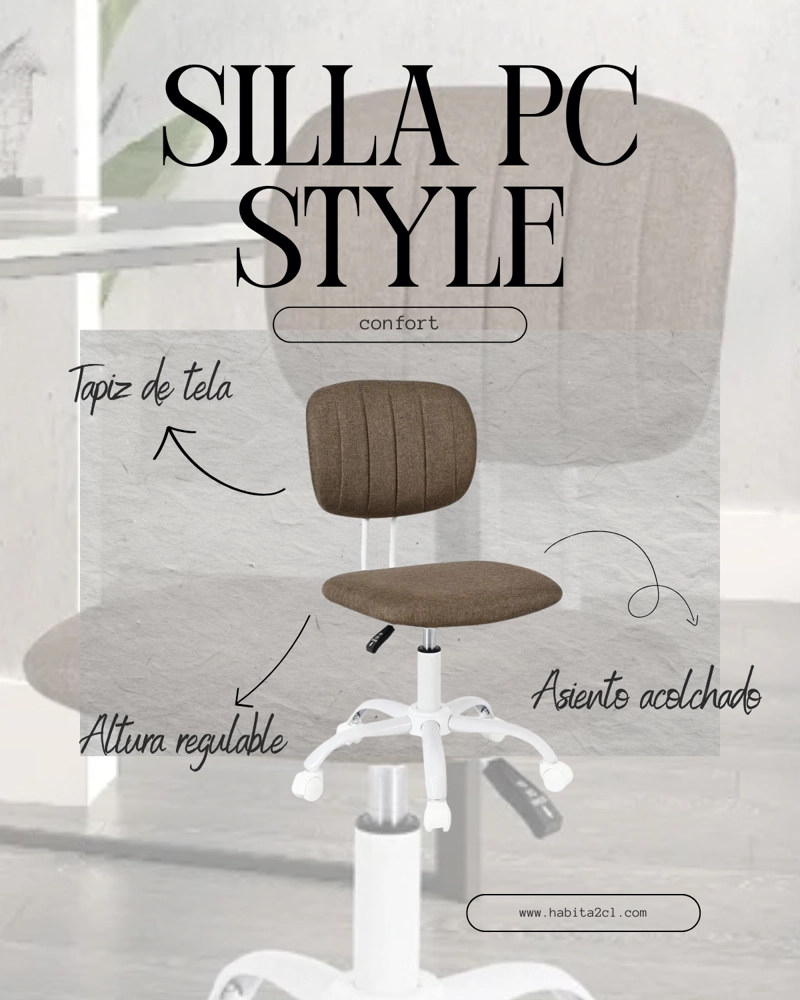 SILLA DE ESCRITORIO GIRATORIA STYLE - 4