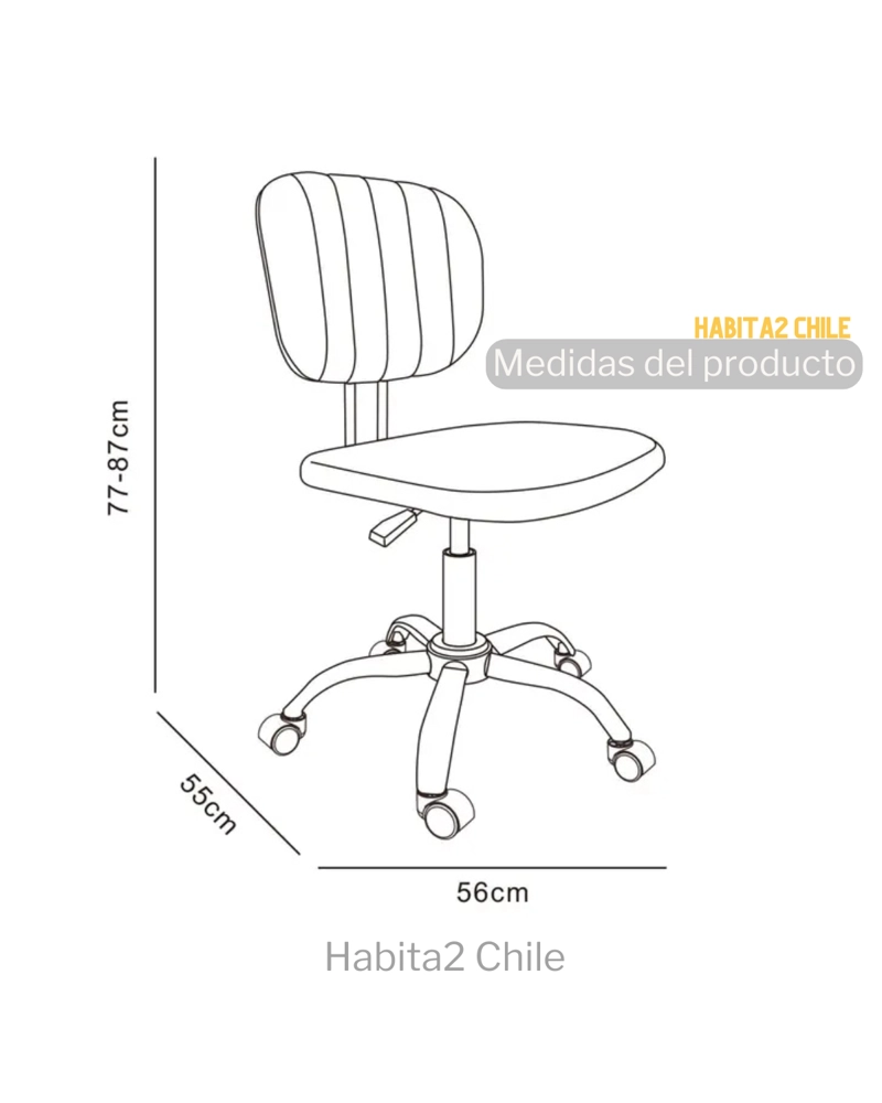 SILLA DE ESCRITORIO GIRATORIA STYLE - 6