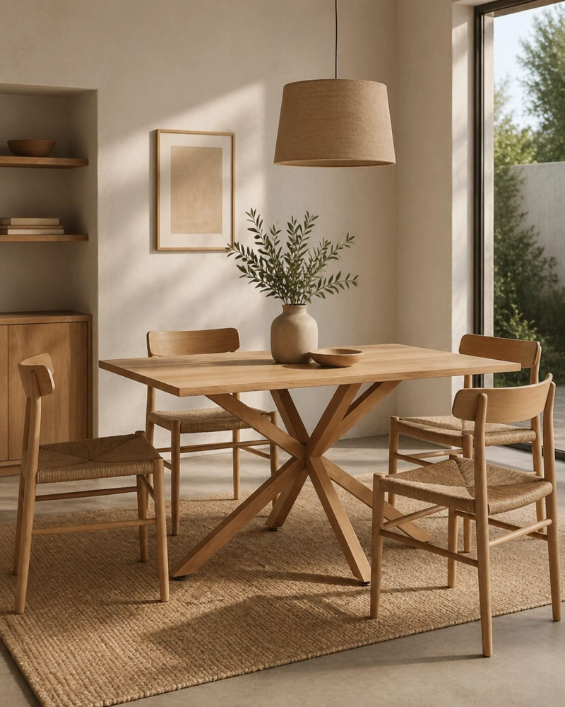 MESA ESCANDINAVA RECTANGULAR 140X90CM - 3