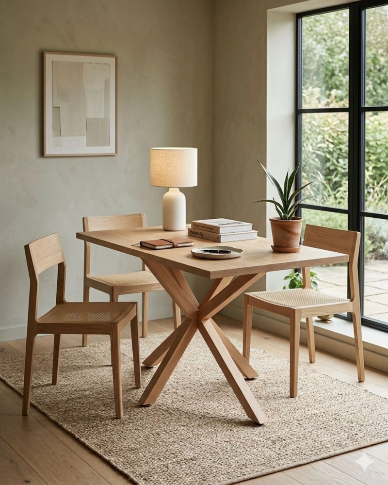 MESA ESCANDINAVA RECTANGULAR 140X90CM - 5
