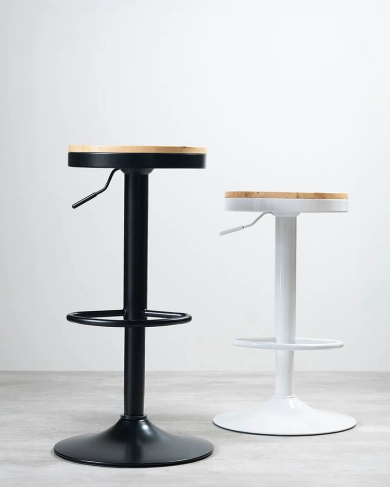 PACK 2 TABURETES AJUSTABLE INDUSTRIAL DESIGN - 5