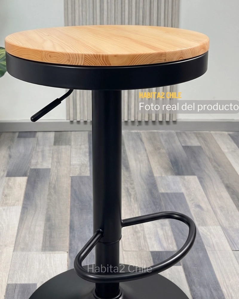 PACK 4 TABURETES AJUSTABLE INDUSTRIAL DESIGN - 3