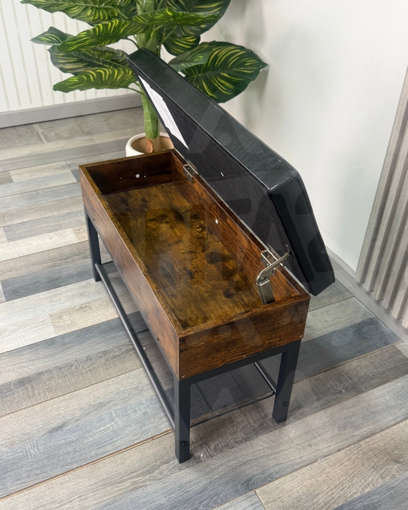 BANCO BAUL INDUSTRIAL CON ASIENTO ACOLCHADO - 3
