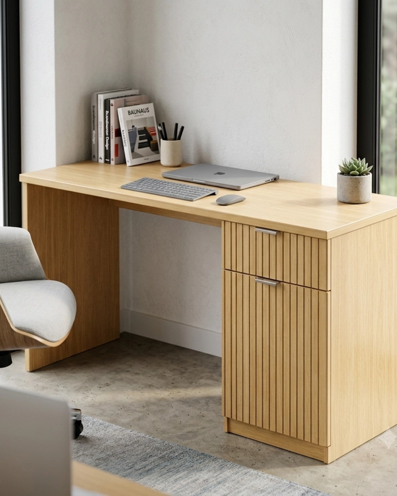 ESCRITORIO WAVE 120 CM MADERA - 6
