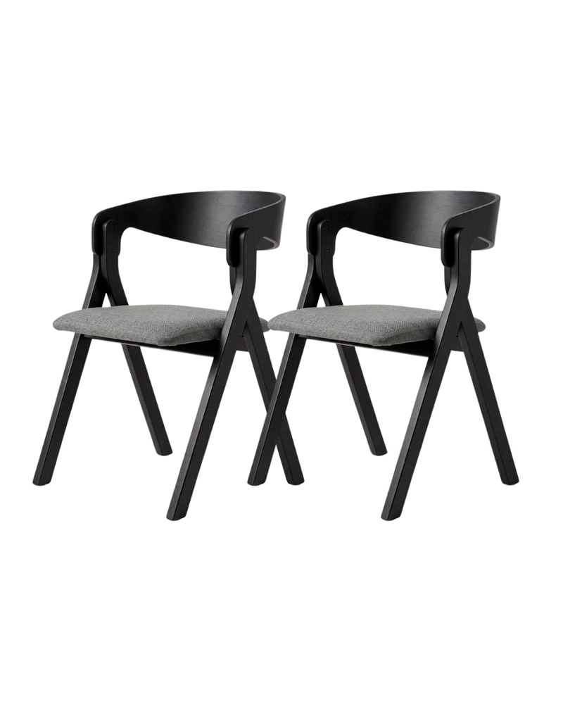PACK 2 SILLAS DE COMEDOR OPORTO MADERA - 1