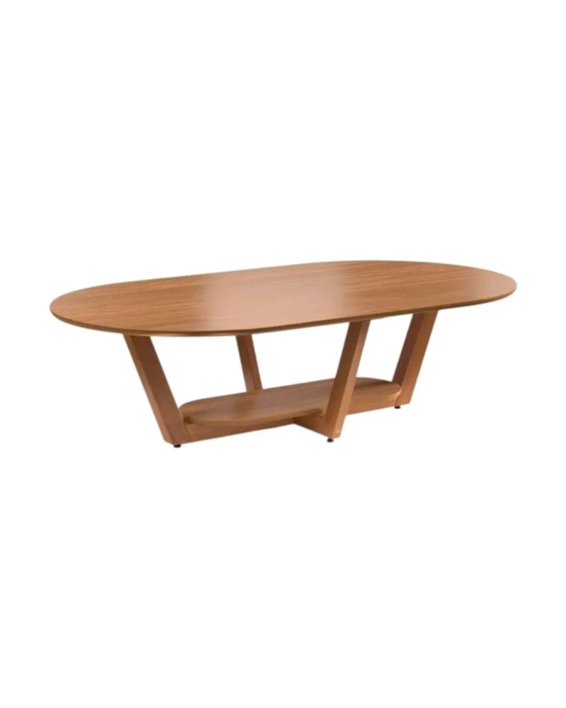 MESA DE CENTRO OVAL 120X68CM - 1