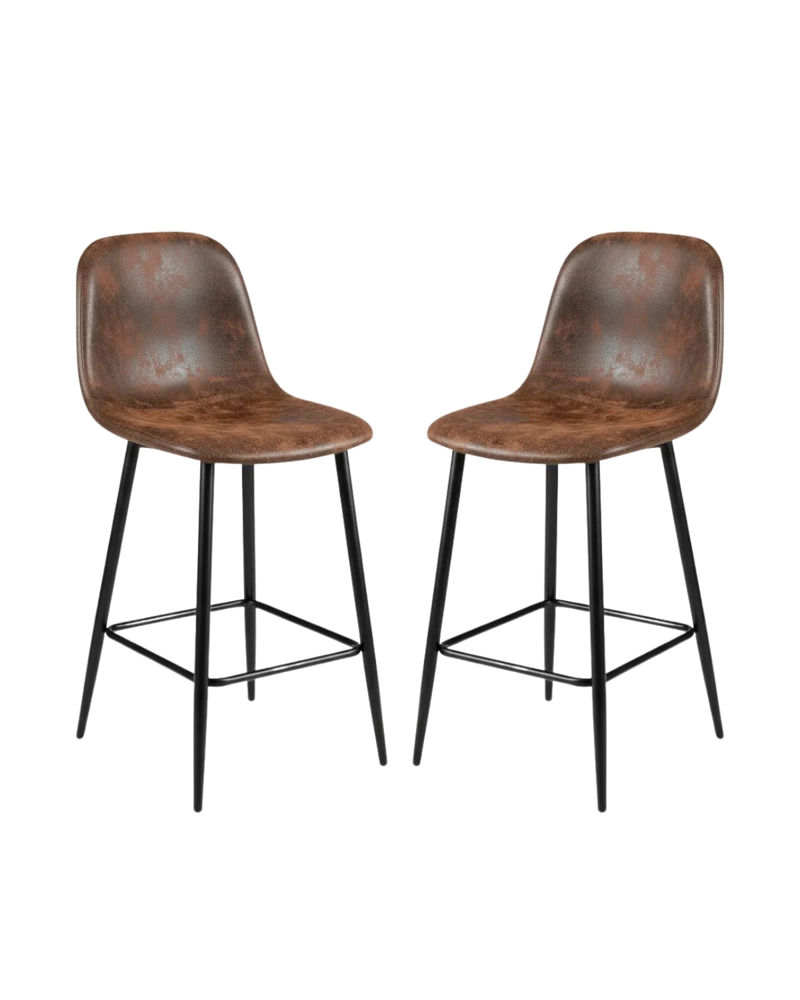 PACK 2 TABURETES DE BAR TRENDY 65CM - 1