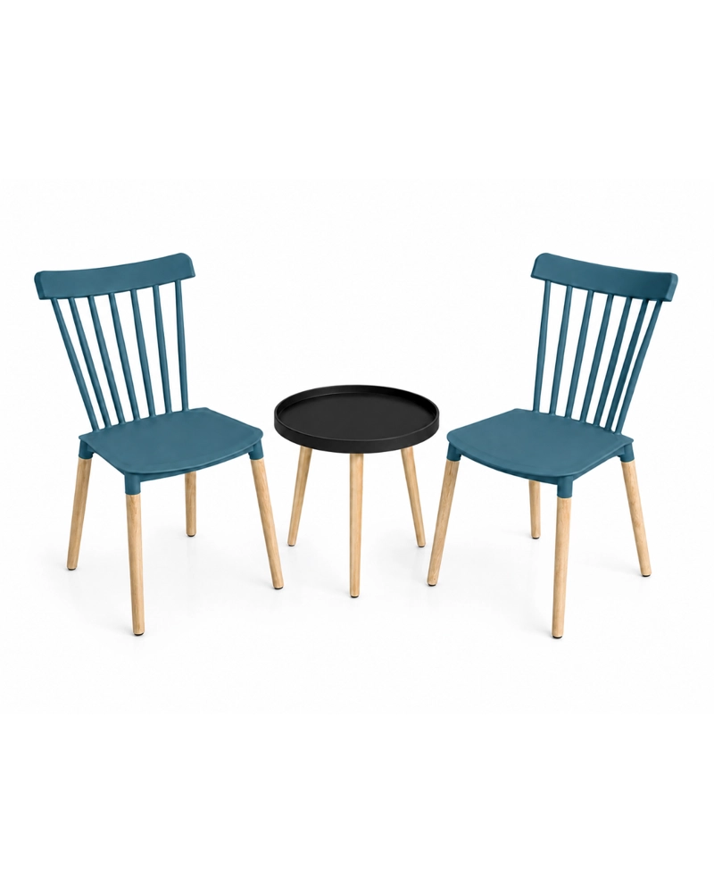 SET DE TERRAZA WINDSOR MAGIC - NEGRO - 1