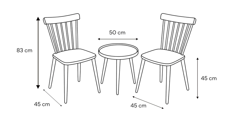SET DE TERRAZA WINDSOR MAGIC - BLANCO - 3