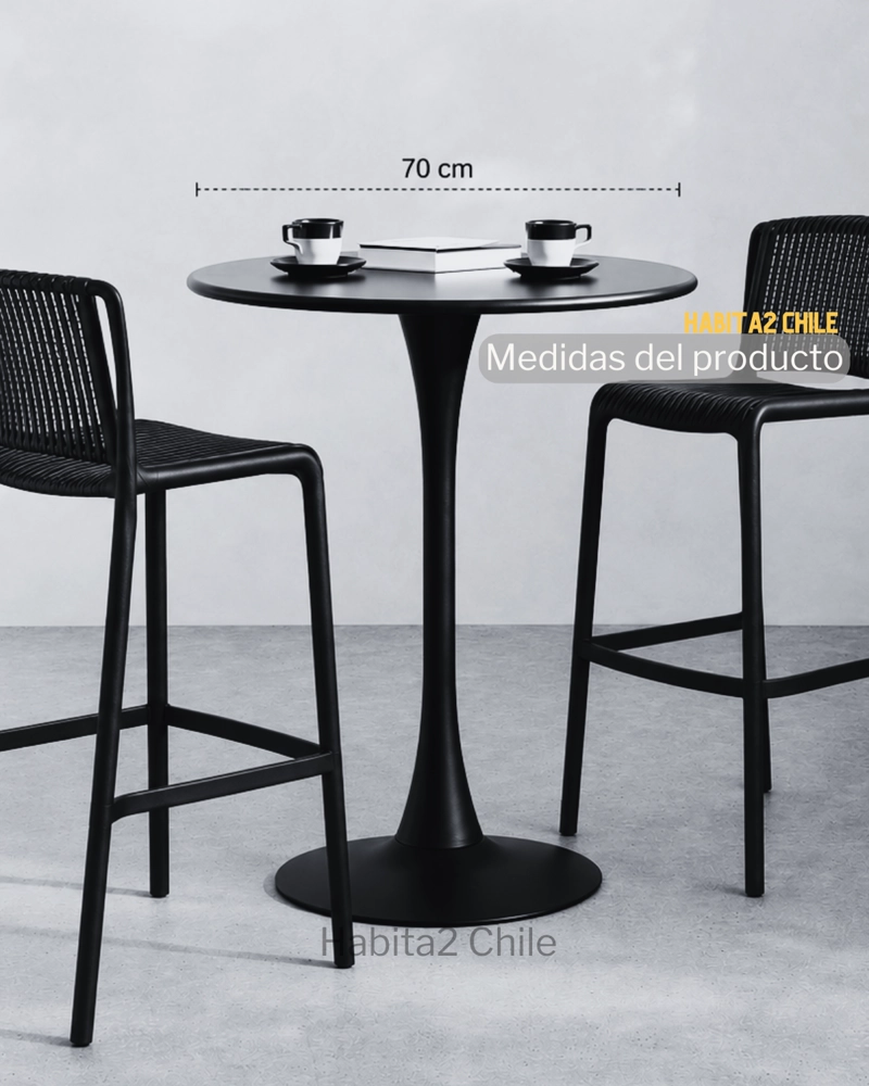 MESA DE BAR TULIP 70 CM - 2