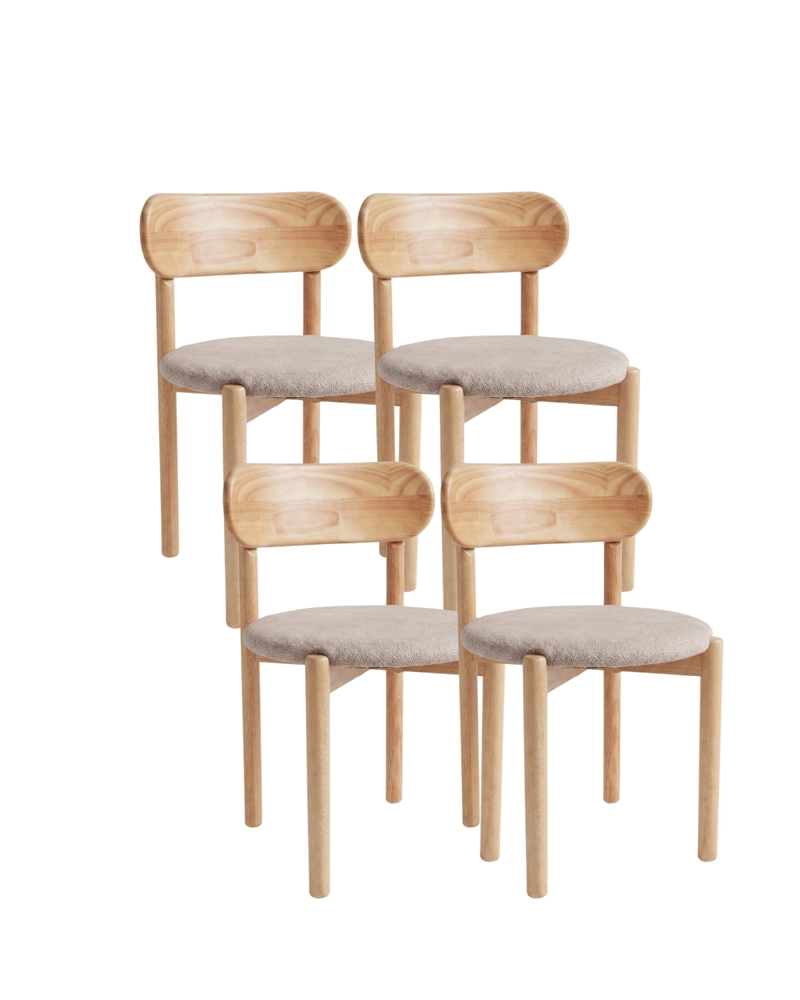 PACK 4 SILLAS DE MADERA VENECIA - 1