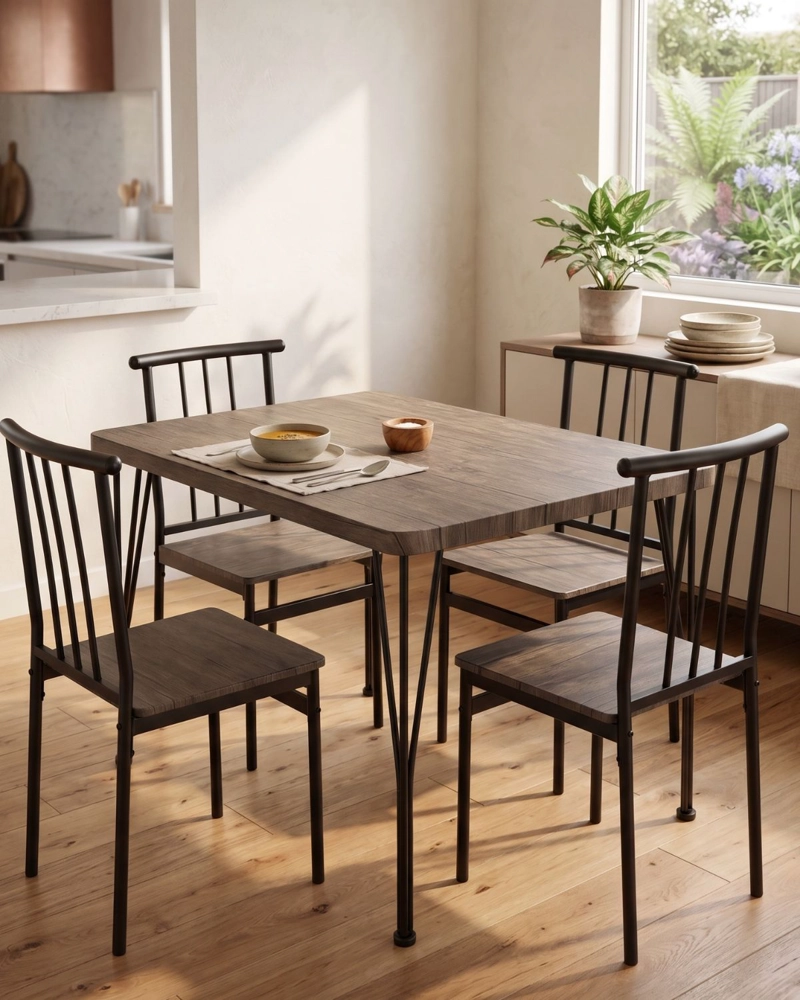 COMEDOR 4 PUESTOS FABRIC 110 CM - 2