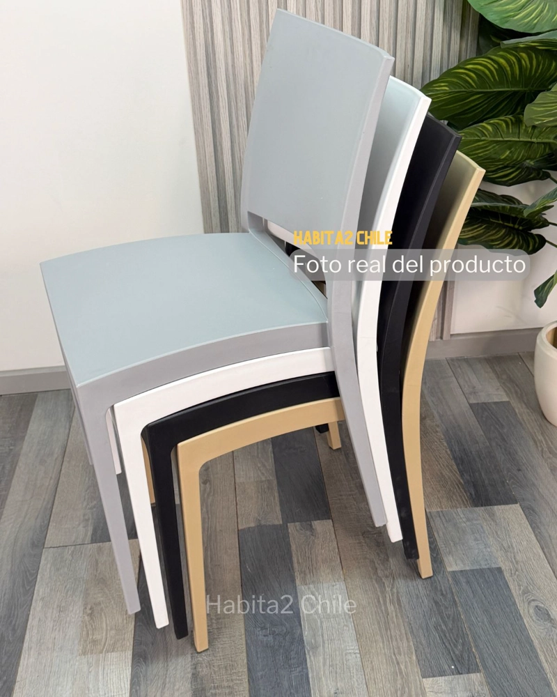 PACK 4 SILLAS PLASTICAS DE EXTERIOR - 5