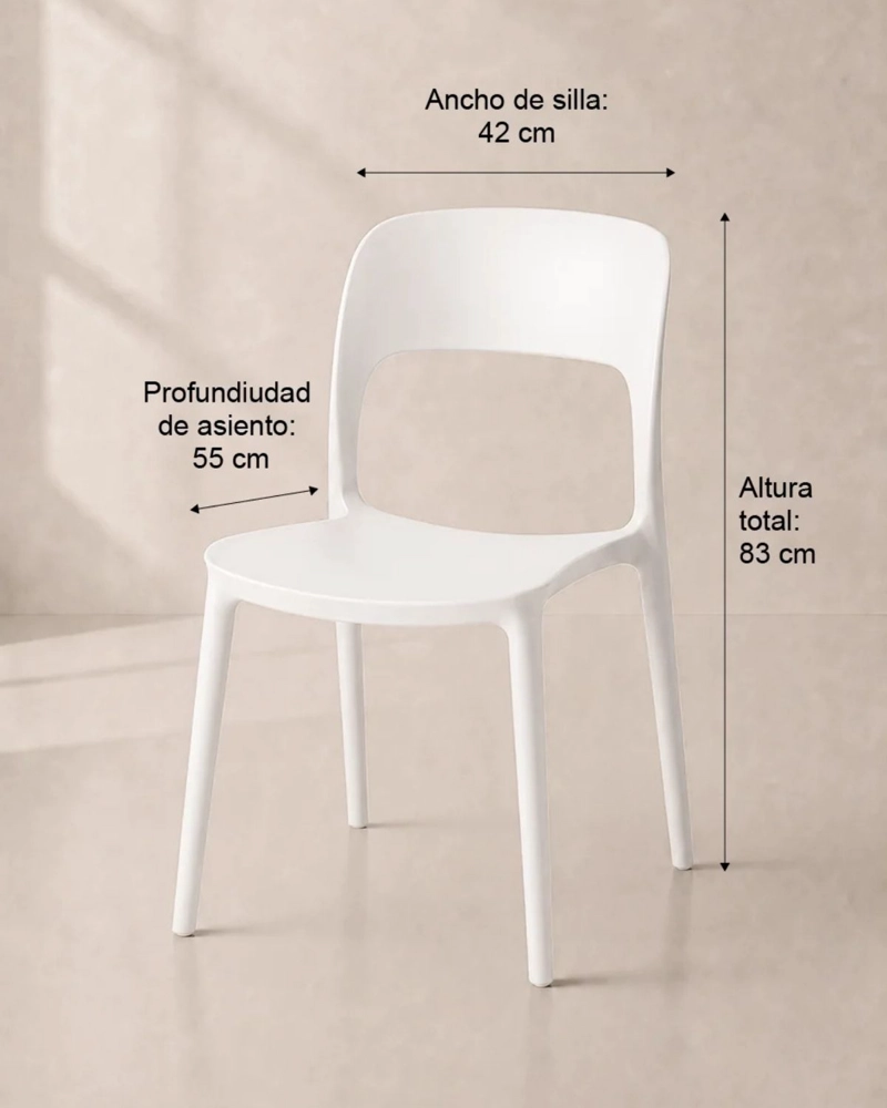 PACK 4 SILLAS PARA TERRAZA KENTUCKY - 3