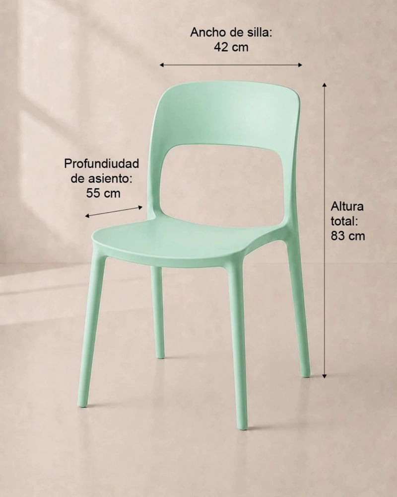 PACK 4 SILLAS PARA TERRAZA KENTUCKY - 4