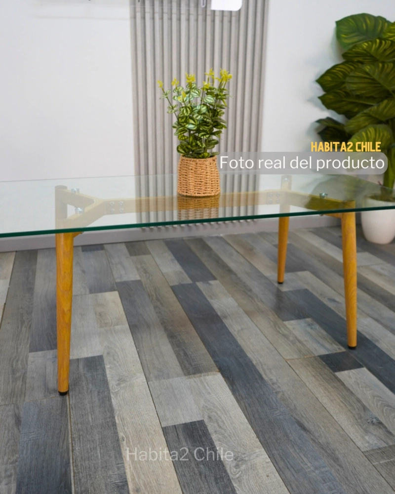 MESA DE CENTRO RECTANGULAR DE VIDRIO BARCELONA - 6