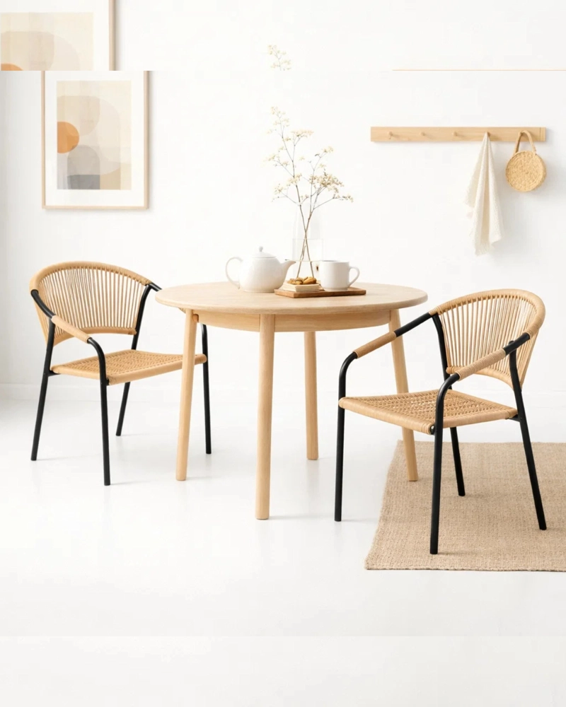SET 2 SILLAS DE COMEDOR RATTAN JANEIRO - 4